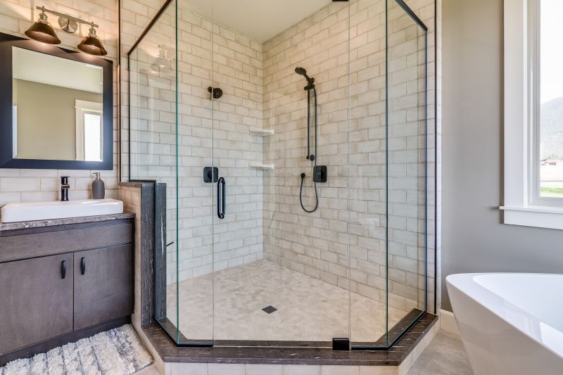 Completed Shower with Seating
